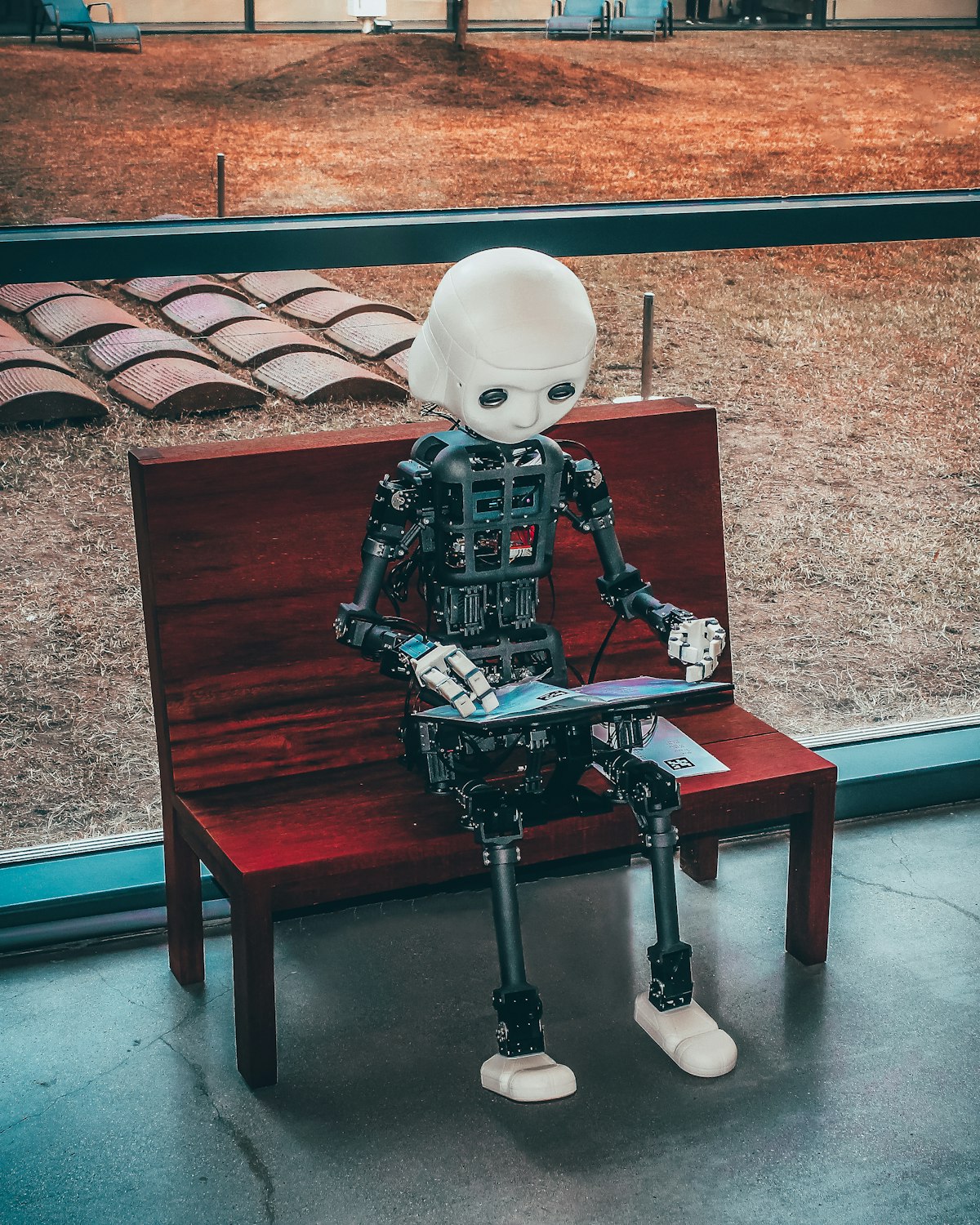 Glowing Artificial Intelligence Neural Network